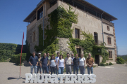 La presentació del festival ahir a Mas Colom - Casa Borges.