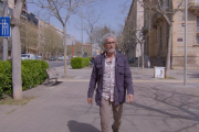 David Fernández a la rambla d’Aragó de Lleida.