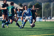 Laura Blasco, primer fitxatge de l’AEM, en una acció de la passada temporada amb l’Alhama.