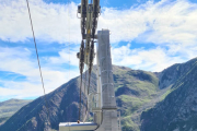 El telefèric de la Torre de Capdella va estrenar ahir la temporada.