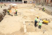 Les restes del barri medieval de Sant Pau s’han trobat on hi havia l’aparcament de zona blava al costat de l’estació de trens.