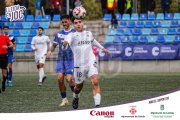 Una acció del partit de l'Atlètic Lleida a Badalona.