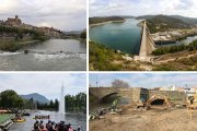 Canalizaciones, parques fluviales y rebaja de lechos en Lleida, Balaguer, La Seu d'Urgell y Agramunt reducen amenaza