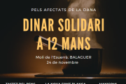 Dinar solidari 'A 12 Mans' a Balaguer pels damnificats per la DANA a València