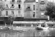 La ciudad de Lleida quedó completamente inundada