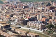 Panoràmica del nucli urbà de Tàrrega