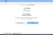 Captura de pantalla del web de La Meva Salut.