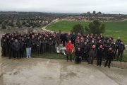 L’acte va tenir lloc ahir al monument en honor als dos agents que van morir a Mas de Melons, a Aspa.