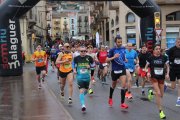 Un moment de la prova pels carrers de Balaguer. - JOAN BOVÉ