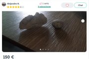 L’anunci de les pedres del parc arqueològic a Wallapop. - CEDIDA