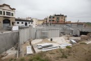 Ja es pot veure part de l’estructura del nou edifici. - C.MARSIÑACH