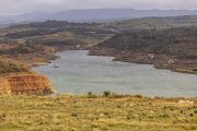 L’Albagés emmagatzema actualment poc més que l’aigua de la pluja. - JORDI ECHEVARRIA
