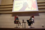 Homenatge a Boris Vian- El festival El Segre de Negre va arrancar amb un homenatge al francès Boris Vian (1920-1959), un singular espectacle literariomusical amb Lluís-Anton Baulenas i Pau Mainé. - AMADO FORROLLA