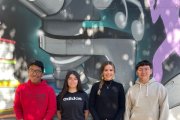 Els quatre alumnes del Ronda que han creat l’aplicació GuiApp. - INS RONDA