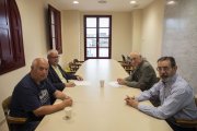El director de l’ARC, amb el president del consell de la Segarra. - CARMINA MARSIÑACH