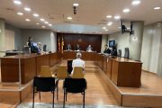 L’acusat, ahir a la banqueta de l’Audiència de Lleida. - A. GUERRERO