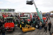 Exposició de tractors a la 152a Fira de Sant Josep de Mollerussa.