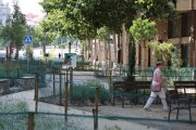 La nova rambla verda de Riu Ebre és entre l’avinguda València i Doctora Castells. - SCD