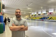 Lluís Rodero, ahir al pavelló del Vila-sana. - V.P.