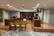 L’acusat, ahir a la banqueta de l’Audiència de Lleida. - A. GUERRERO