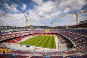 Les obres de la primera i segona graderia de l’Spotify Camp Nou no estaran acabades a temps. - FCB