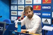 Marc Torres, ahir en un moment de la compareixença davant dels mitjans de comunicació. - MAGDALENA ALTISENT