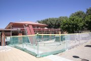 Obres a la teulada del menjador de l’escola L’Estel. ; Array