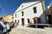 Imatge d’arxiu de la inauguració del centre social i l’àrea de serveis a la localitat de Térmens.