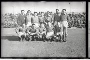 Fèlix Larrosa, Carmelo Mòdol, Esquerda, Gonzalvo III, Jarque, Gensana y Gascón. Agachados, Basora, Ribelles, Guillamón, Moreno y Arocena. El Lérida acabó salvando la categoría.