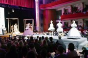 Els vestits guanyadors del certamen, a la gala celebrada l’any passat. - J.GÓMEZ