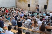 Un centenar de persones van assistir al concert a Cal Jaques. - J.GÓMEZ