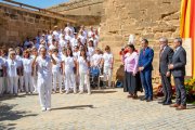 Unes 300 persones celebren la Diada a la Seu Vella de Lleida