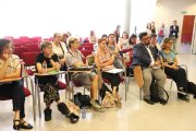 Una trentena d’estudiants van assistir ahir a la inauguració del postgrau. - MAGDALENA ALTISENT