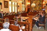 El ple d’ahir va ser el primer celebrat després del període de vacances. - D.LL.