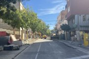 Les obres de remodelació del carrer Hostal de la Bordeta van començar el passat 1 de setembre. - MARC CARBONELL