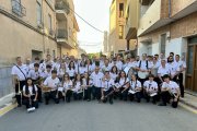 Els membres de la Banda Simfònica Unió Musical de Lleida (BSUM), dissabte passat a Riba-roja de Túria. - BSUM LLEIDA