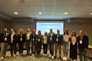 Sebastià Mas, d’Inefc Lleida, primer per la dreta amb la resta de membres de l’executiva. - HEPA EUROPE