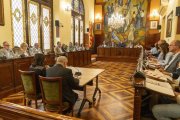 Imatge d’ahir del ple de la corporació provincial. - ÀLEX SAMPER