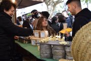 Una de les parades de formatges artesans.