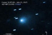 Imatge del cometa capturada pel telescopi espacial Hubble el passat 21 de juliol. - EP