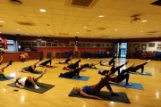 Algunes de les persones que s’han apuntat als cursos de pilates d’aquest curs.