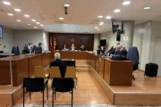 Imatge del judici d’ahir amb un nou tribunal.