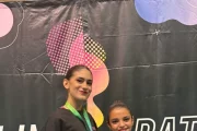 Les dos esportistes del Twirling Lleida classificades.