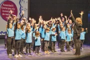 Un moment de l’actuació de la Coral Infantil Mestre Güell. - LAIA PEDRÓS