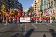 Els conductors van tallar la circulació a l’avinguda Catalunya de Lleida. - UGT