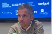 Xavi Bartolo, ahir en roda de premsa.