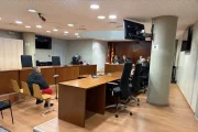 Imatge del judici celebrat ahir al matí a l’Audiència de Lleida. - A. GUERRERO