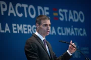 Pedro Sánchez, en un acte per l’emergència climàtica. - EUROPA PRESS