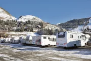 Era zòna d’autocaravanes en parcatge 1.500 de Baqueira. - EDGAR ALDANA