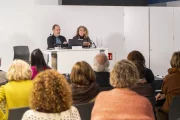 La sala d’actes del Morera va acollir ahir la presentació i primera trobada de la ‘Comunitat’ del museu. - MORERA